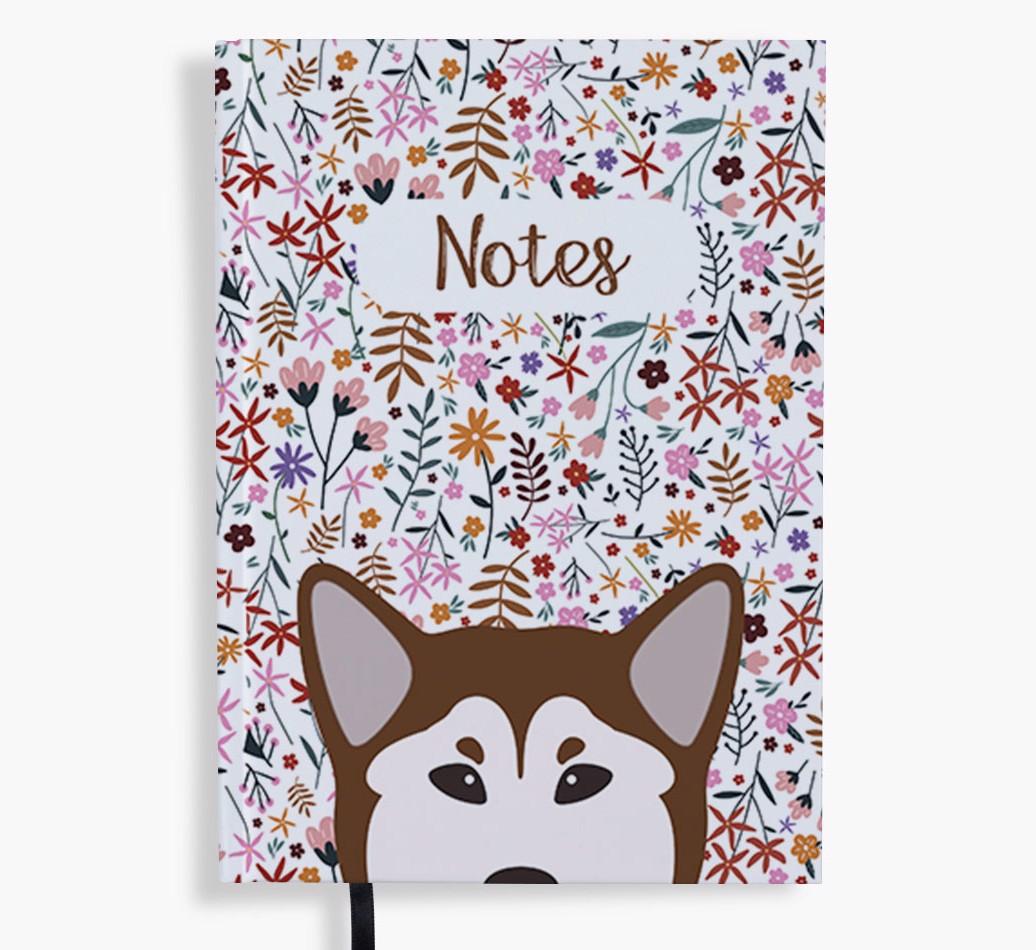 Floral Notes: Personalised {breedFullName} Notebook