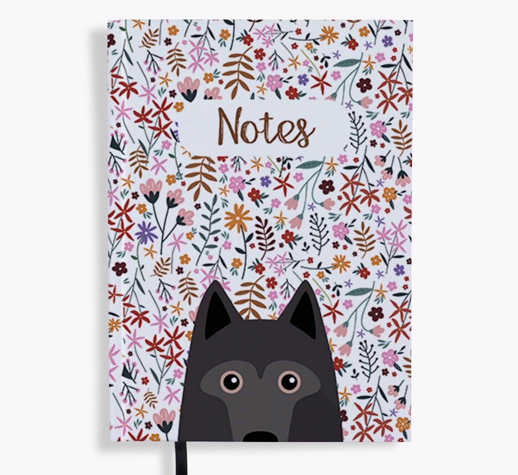 Floral Notes: Personalised {breedFullName} Notebook
