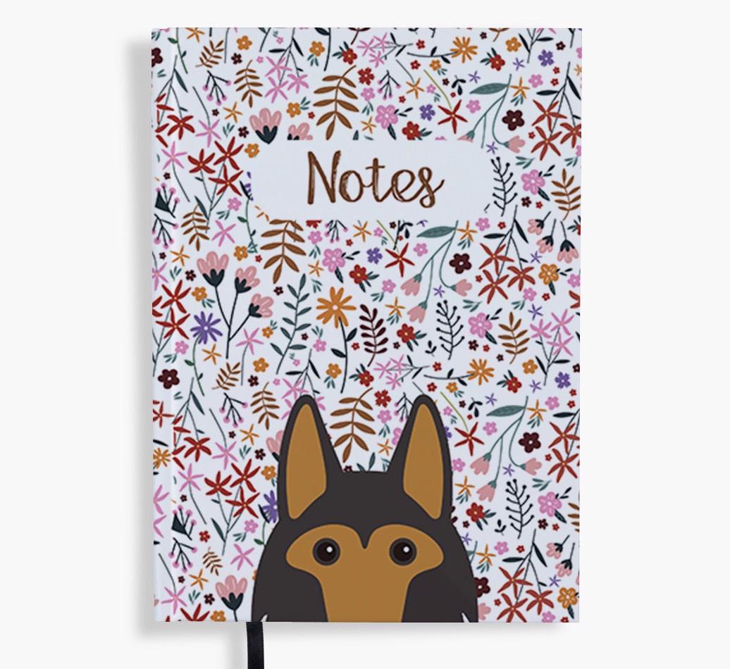 Floral Notes: Personalised {breedFullName} Notebook