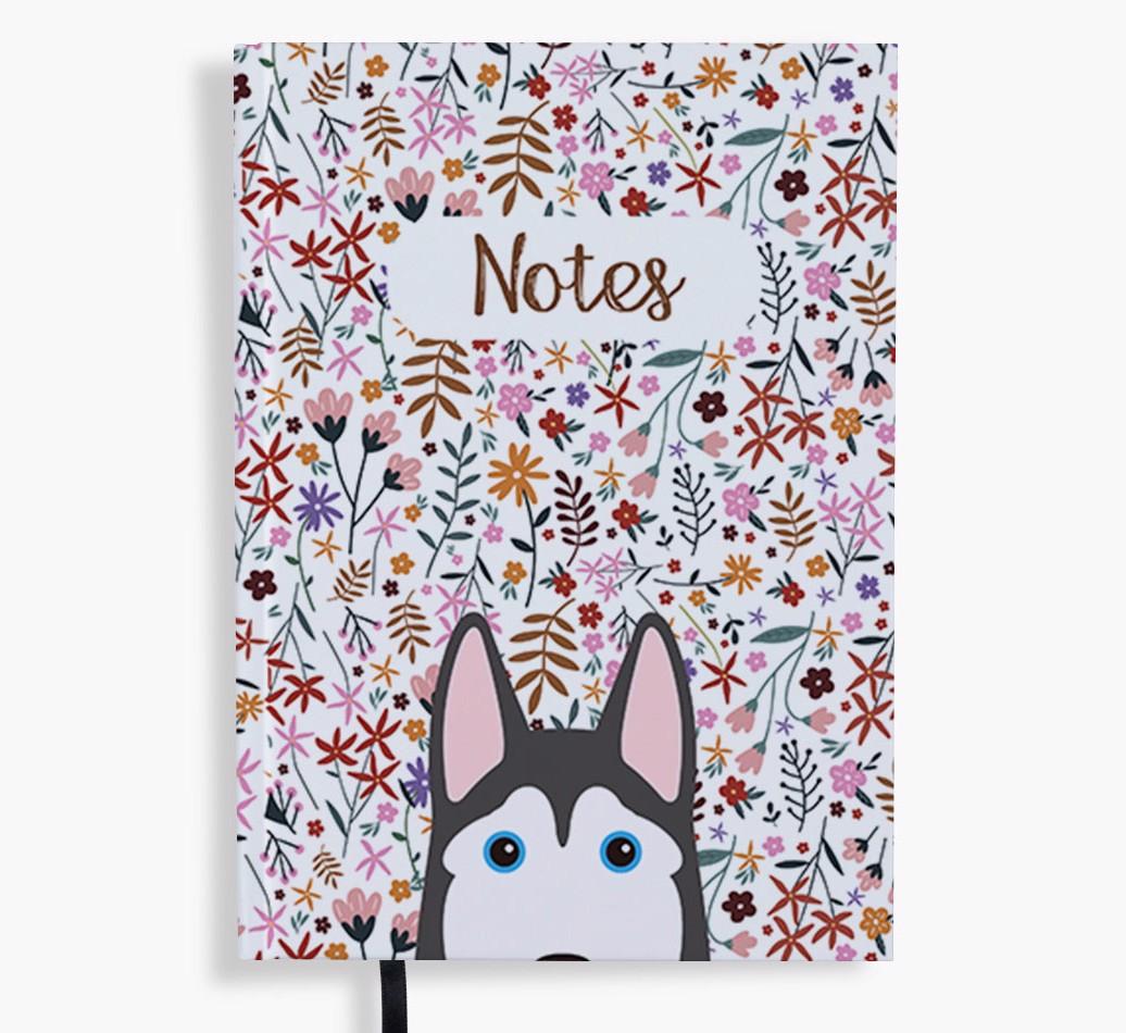 Floral Notes: Personalised {breedFullName} Notebook