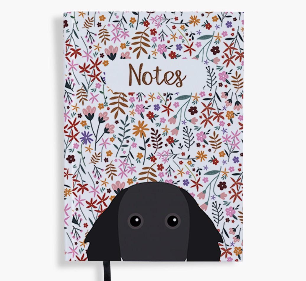 Floral Notes: Personalised {breedFullName} Notebook
