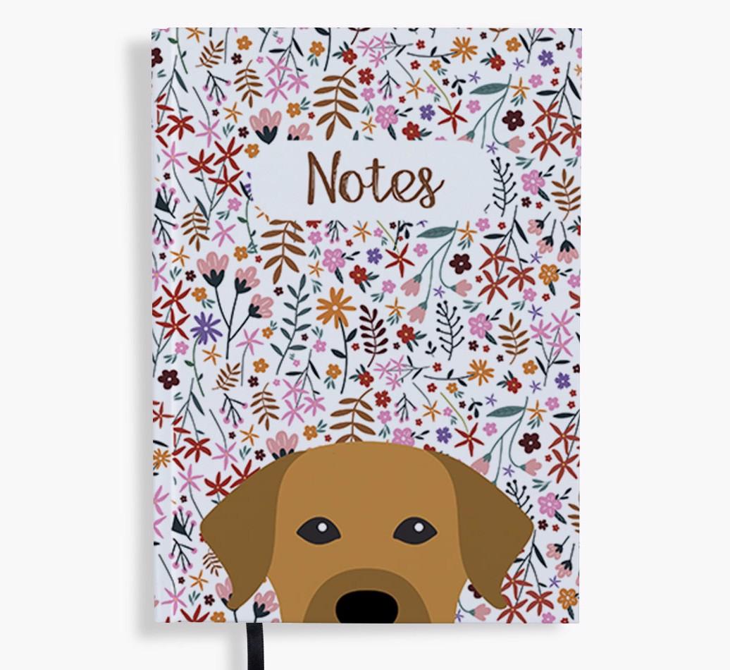 Floral Notes: Personalised {breedFullName} Notebook