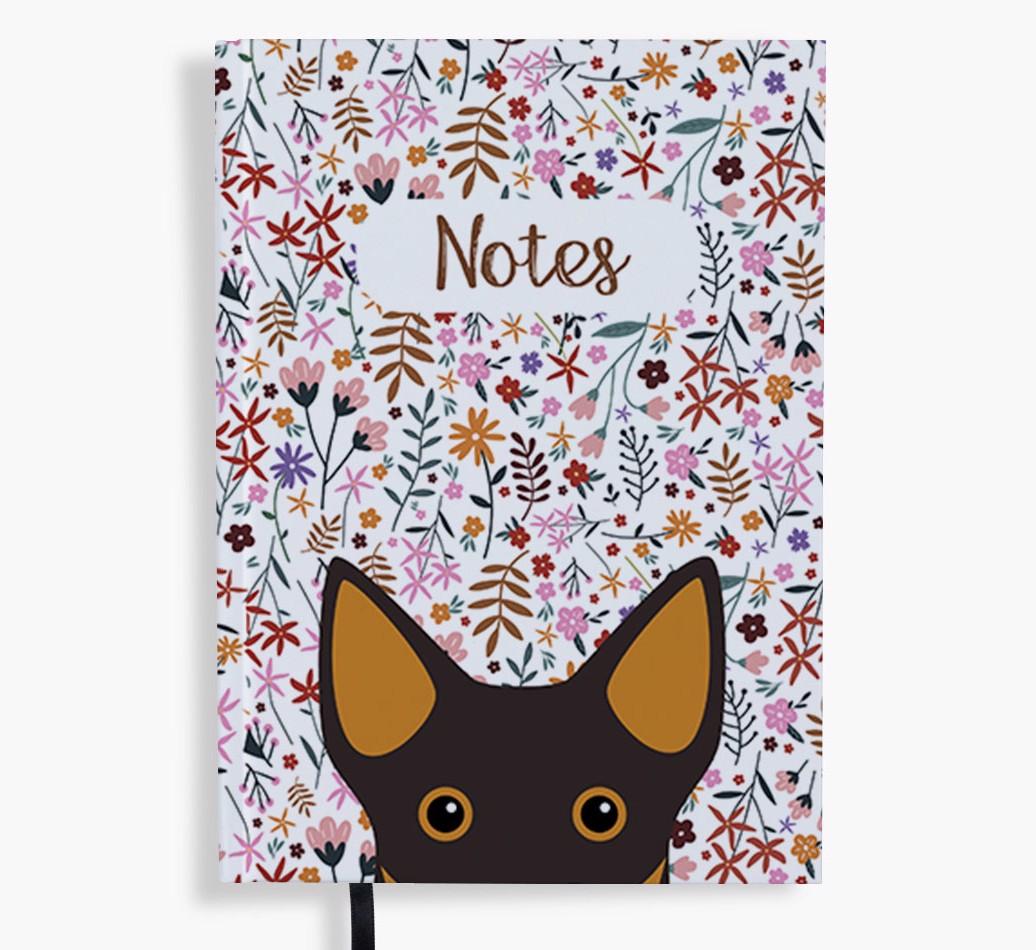 Floral Notes: Personalised {breedFullName} Notebook