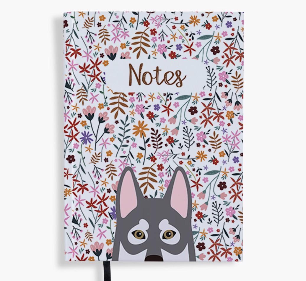 Floral Notes: Personalised {breedFullName} Notebook