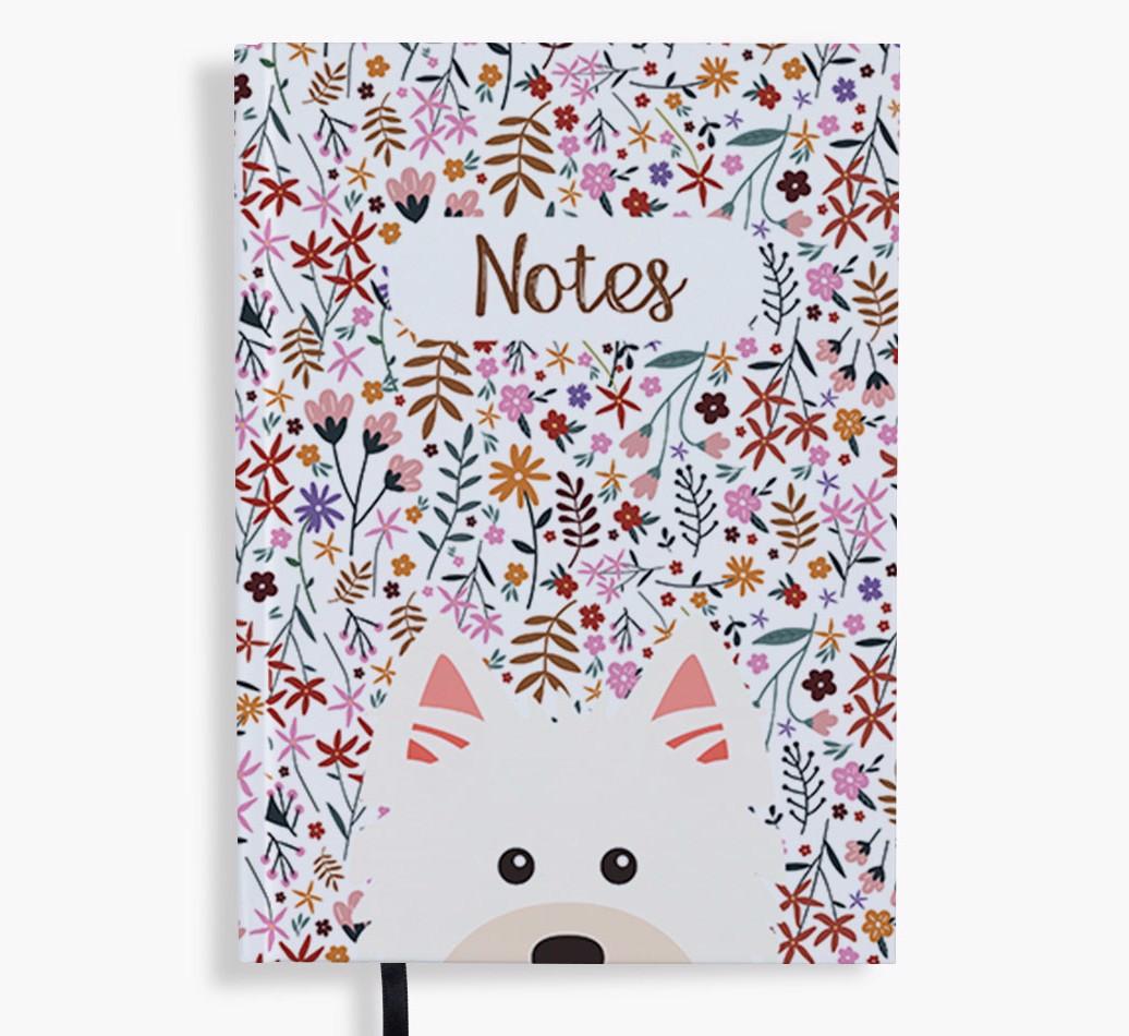 Floral Notes: Personalised {breedFullName} Notebook
