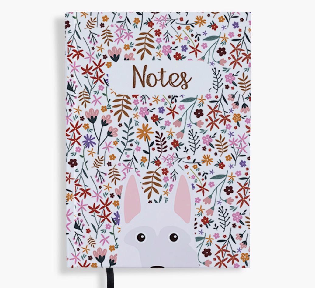 Floral Notes: Personalised {breedFullName} Notebook
