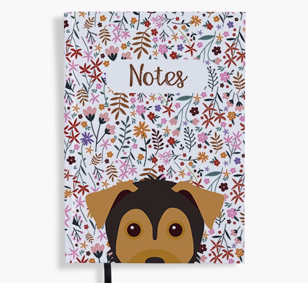 Floral Notes: Personalised {breedFullName} Notebook