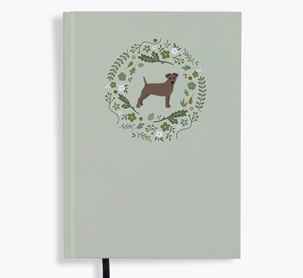 Floral Wreath: Personalised {breedFullName} Notebook
