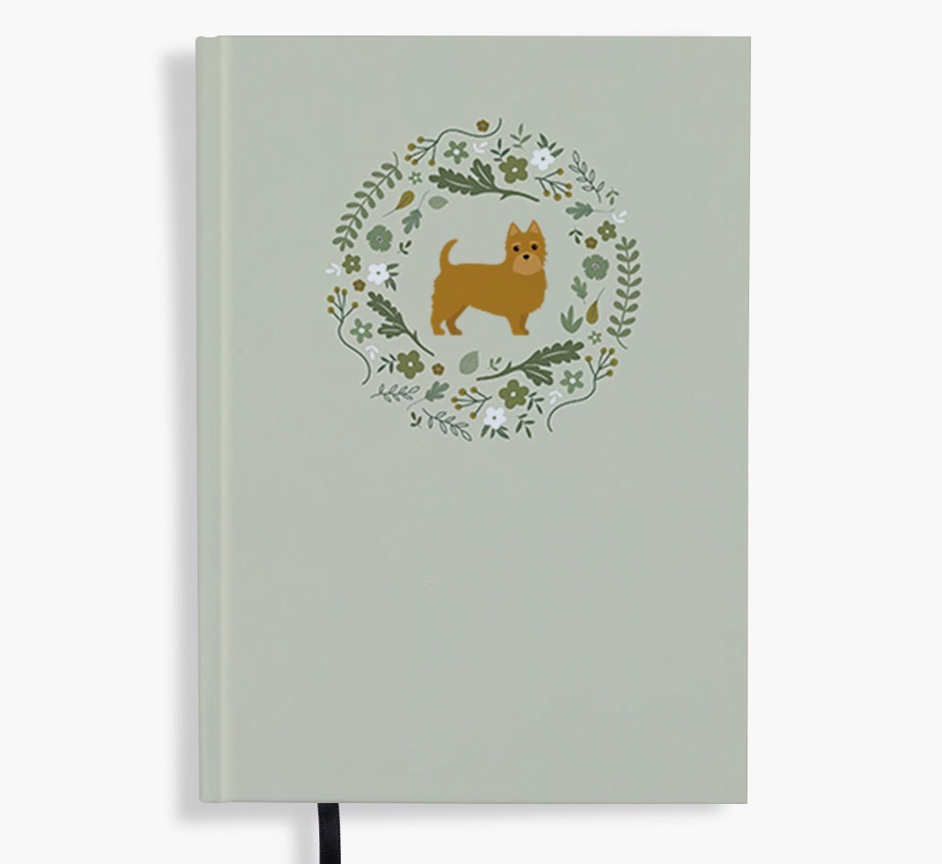 Floral Wreath: Personalised {breedFullName} Notebook