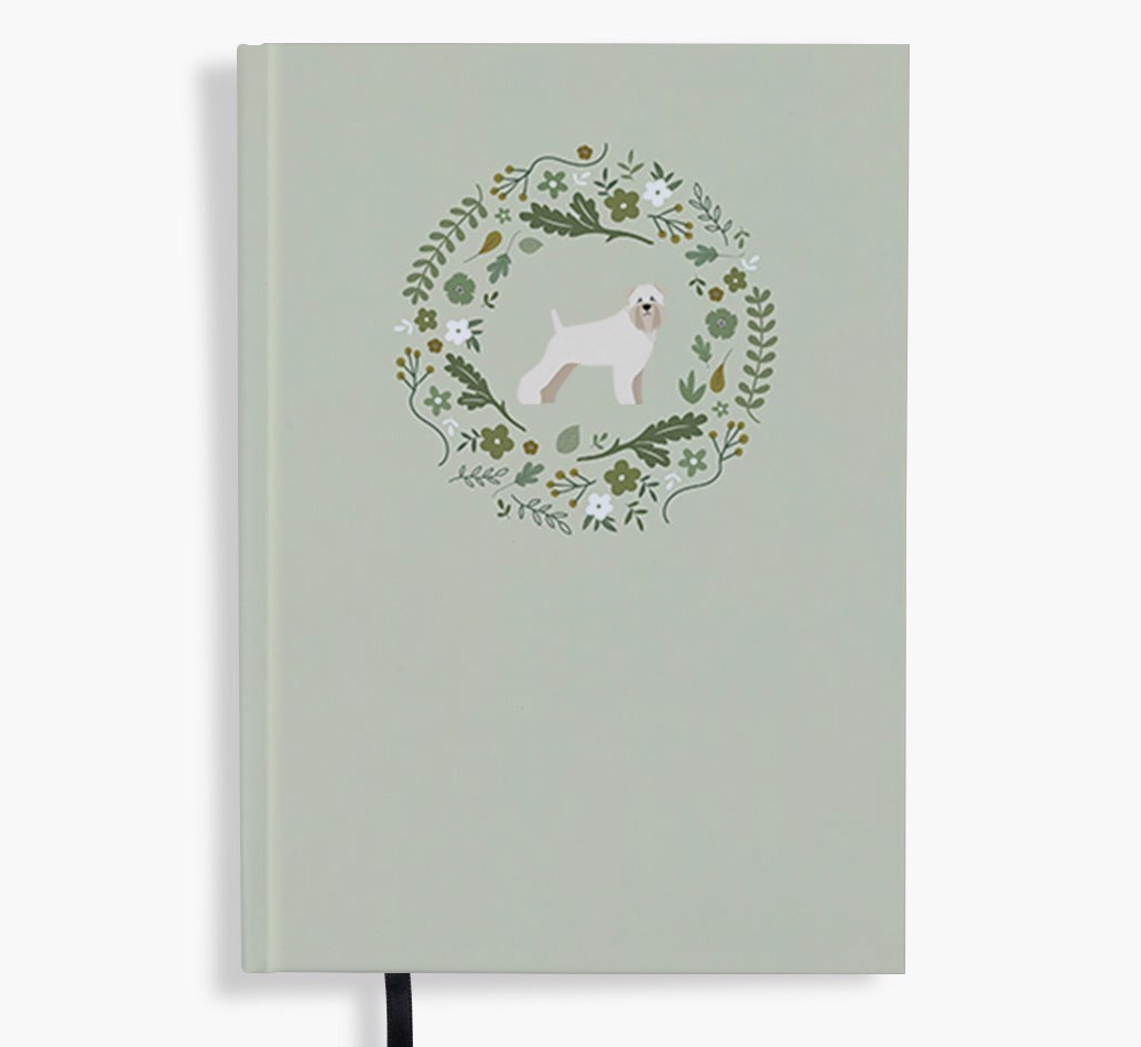 Floral Wreath: Personalised {breedFullName} Notebook