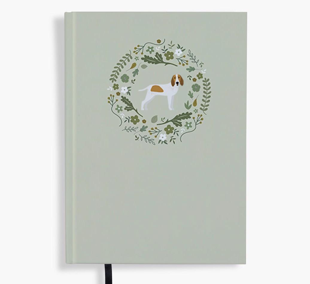 Floral Wreath: Personalised {breedFullName} Notebook