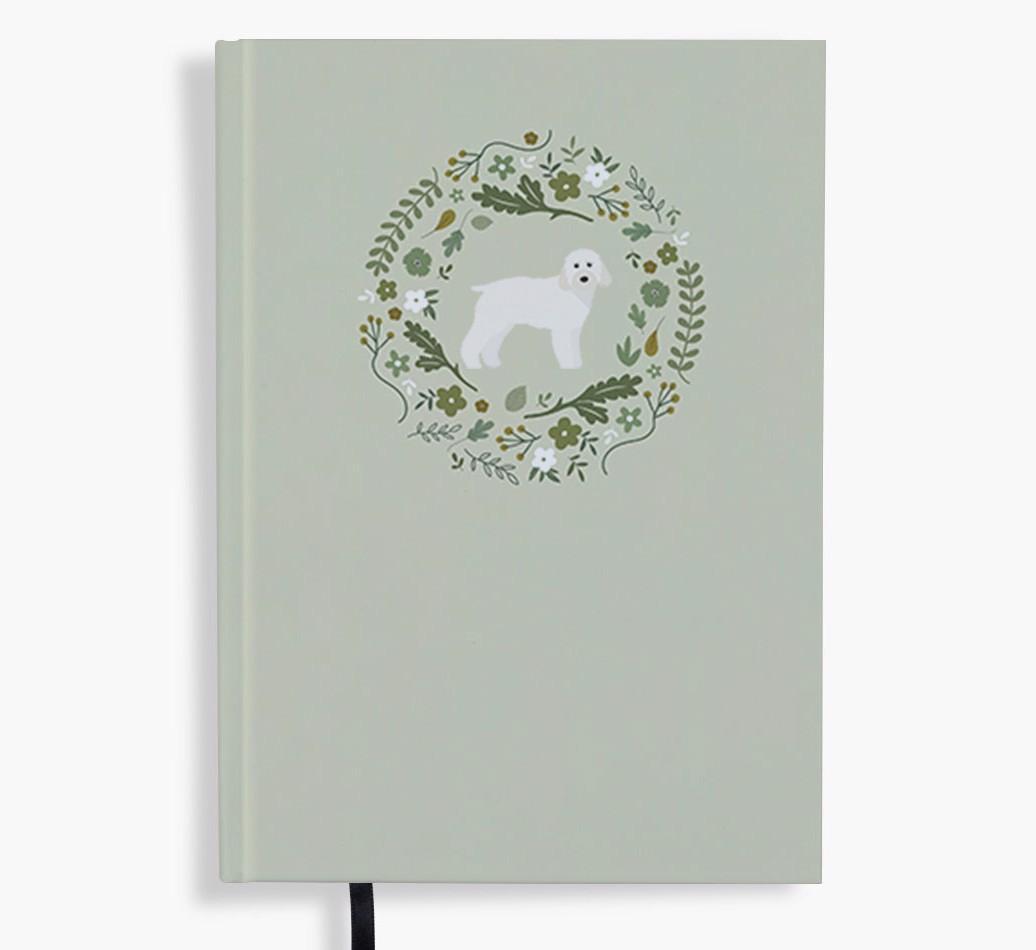 Floral Wreath: Personalised {breedFullName} Notebook