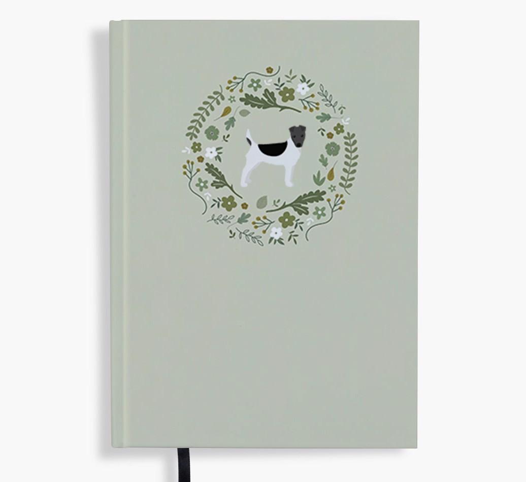 Floral Wreath: Personalised {breedFullName} Notebook