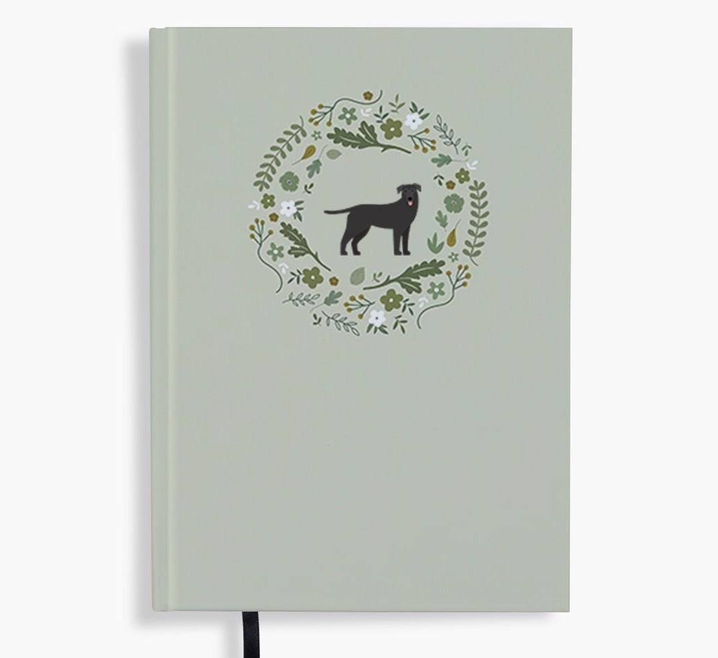 Floral Wreath: Personalised {breedFullName} Notebook