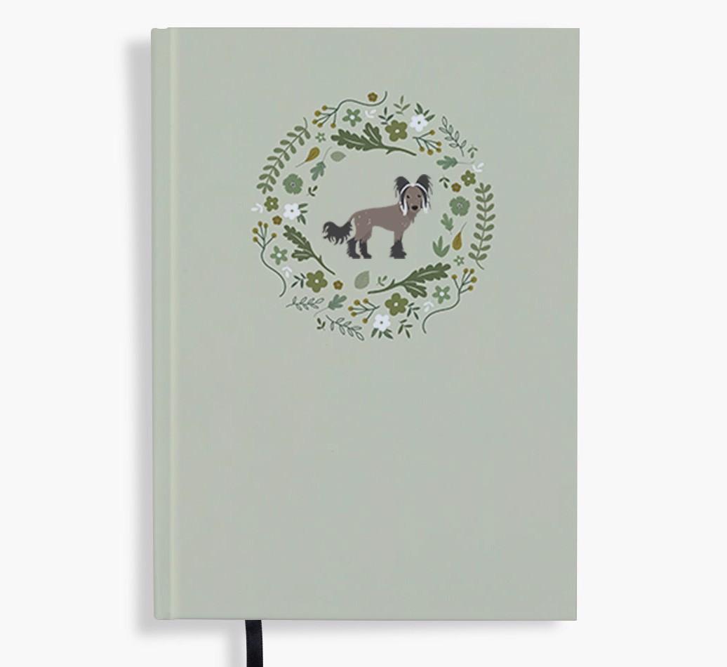 Floral Wreath: Personalised {breedFullName} Notebook