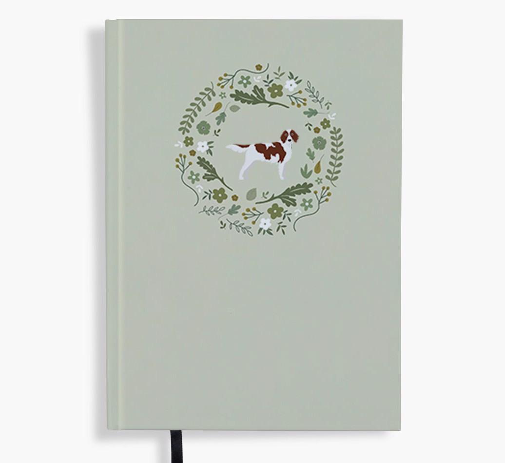 Floral Wreath: Personalised {breedFullName} Notebook