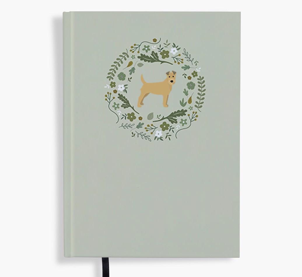 Floral Wreath: Personalised {breedFullName} Notebook