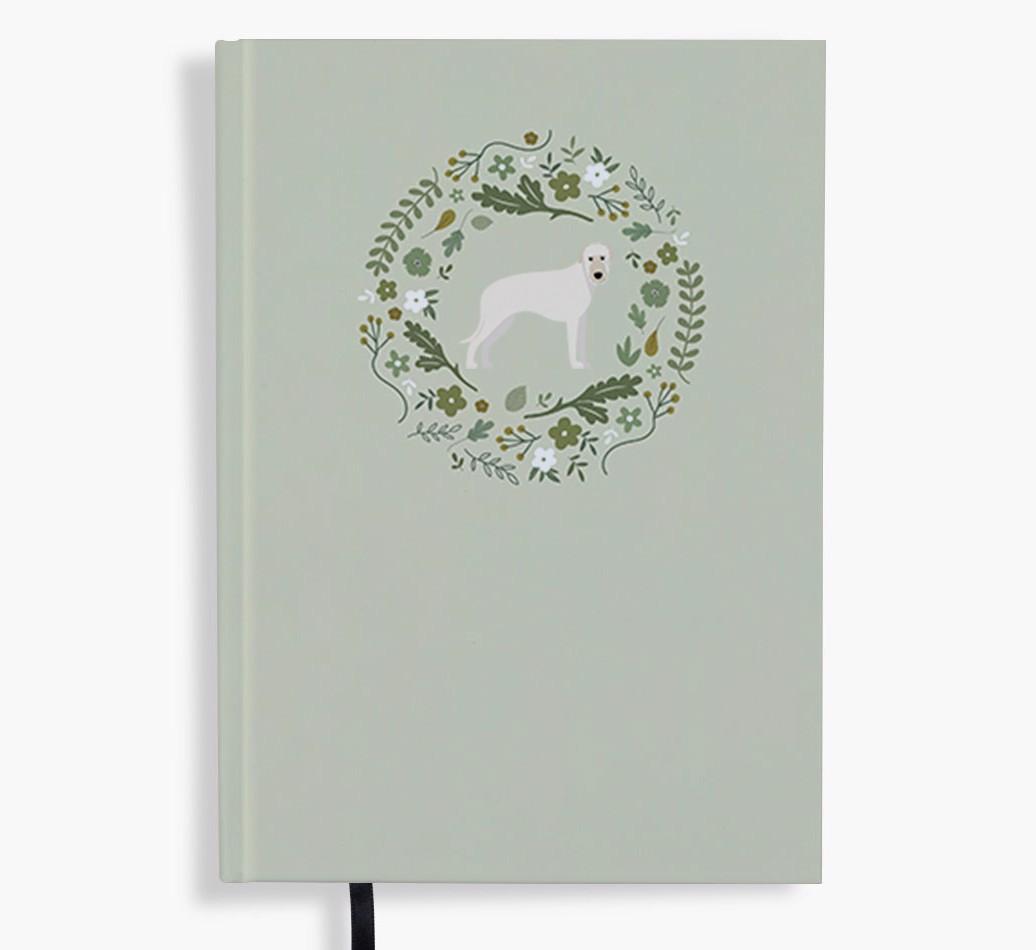 Floral Wreath: Personalised {breedFullName} Notebook