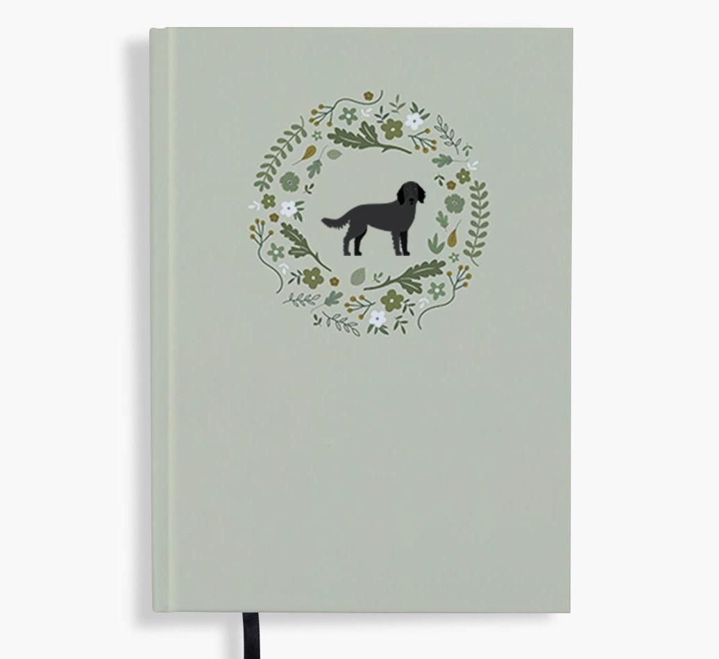 Floral Wreath: Personalised {breedFullName} Notebook