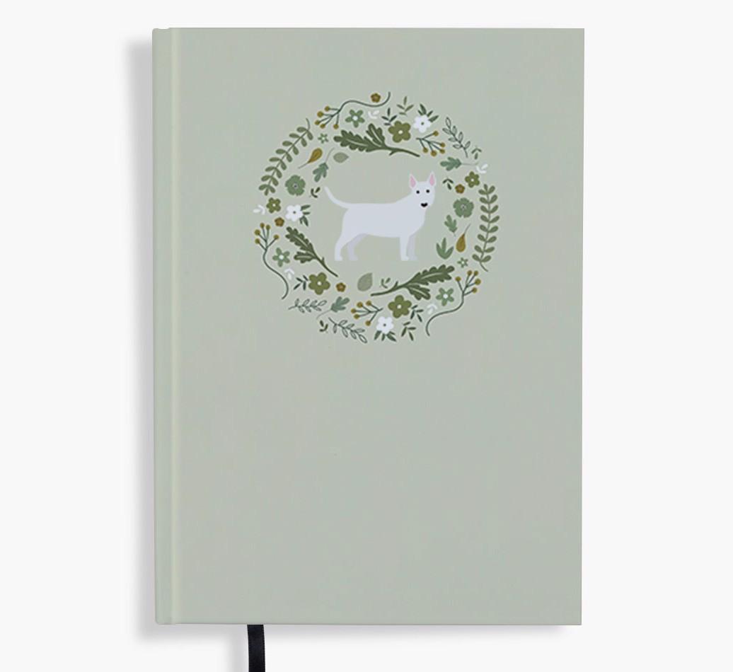 Floral Wreath: Personalised {breedFullName} Notebook