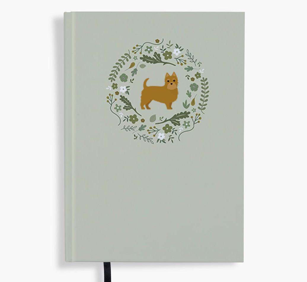 Floral Wreath: Personalised {breedFullName} Notebook