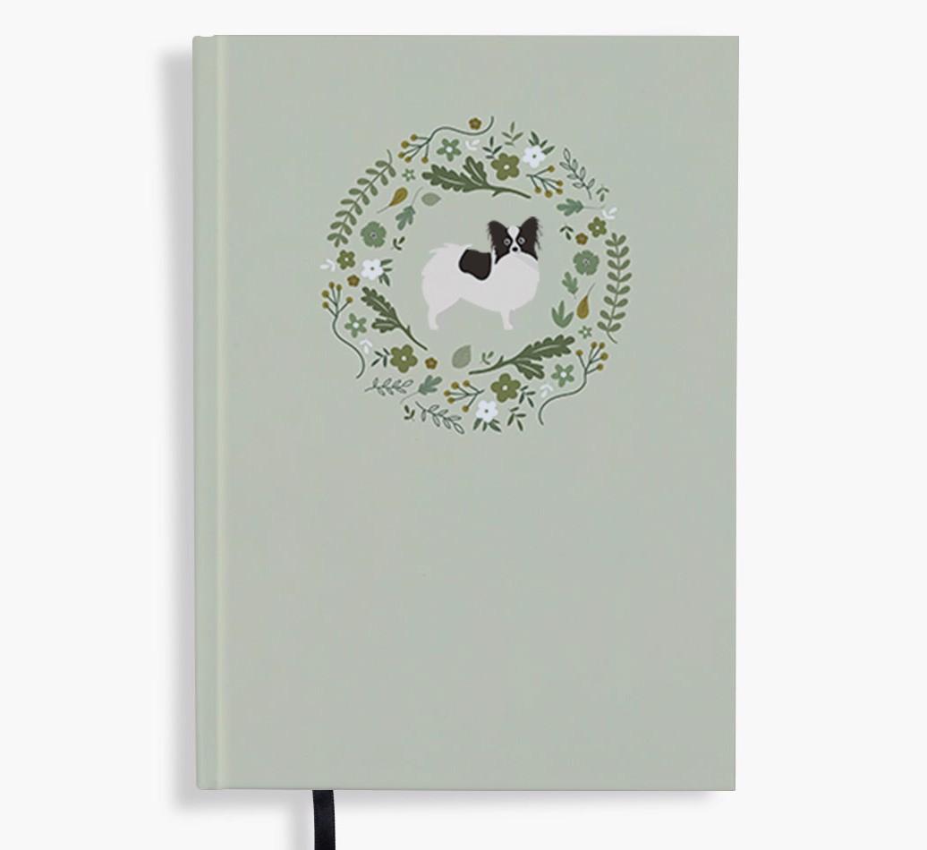 Floral Wreath: Personalised {breedFullName} Notebook