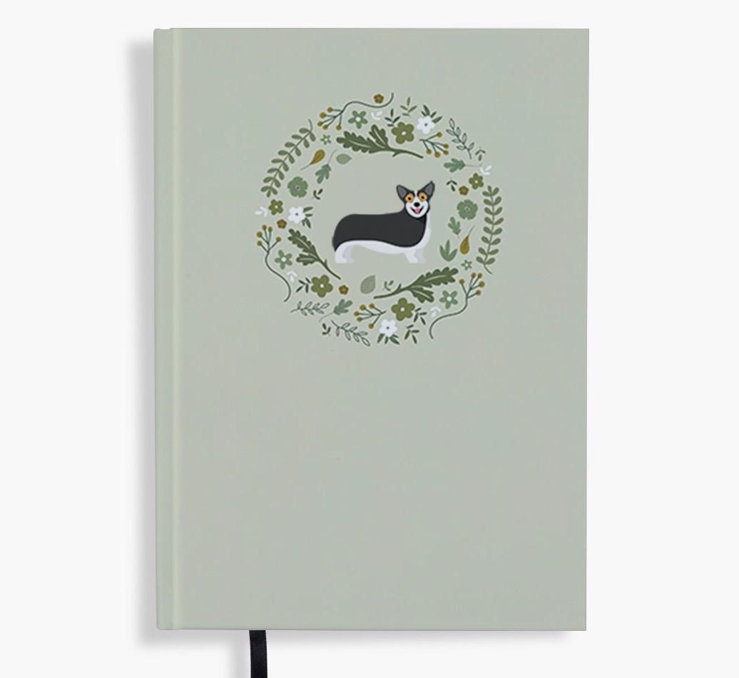 Floral Wreath: Personalised {breedFullName} Notebook