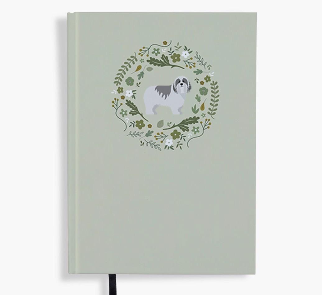Floral Wreath: Personalised {breedFullName} Notebook