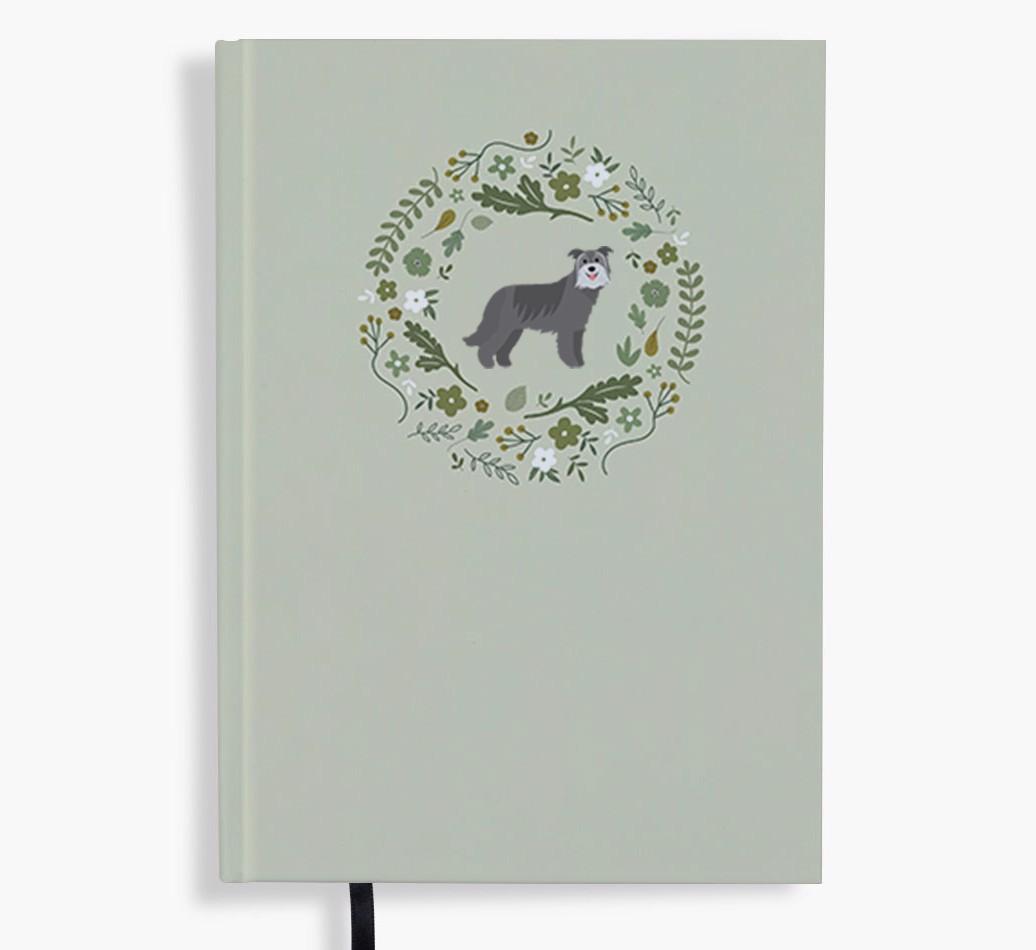 Floral Wreath: Personalised {breedFullName} Notebook