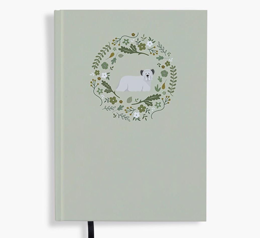 Floral Wreath: Personalised {breedFullName} Notebook