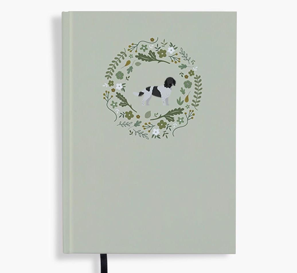 Floral Wreath: Personalised {breedFullName} Notebook