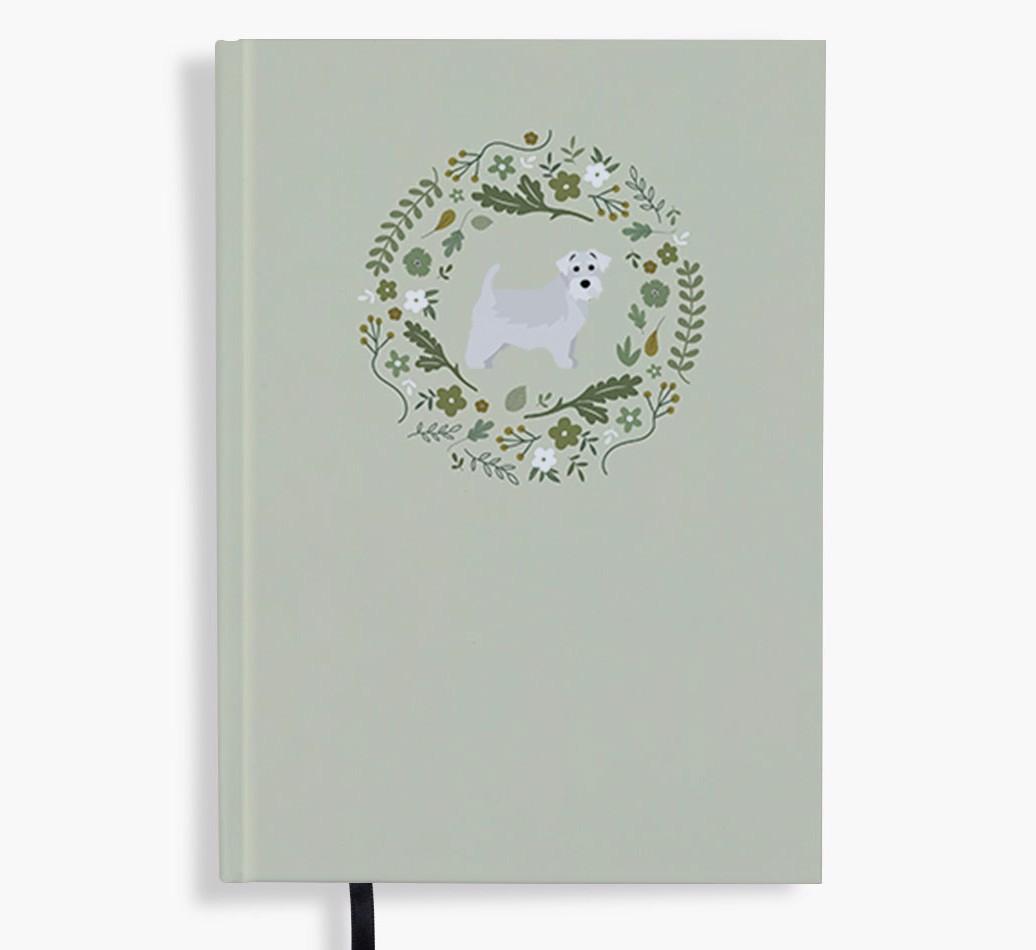 Floral Wreath: Personalised {breedFullName} Notebook