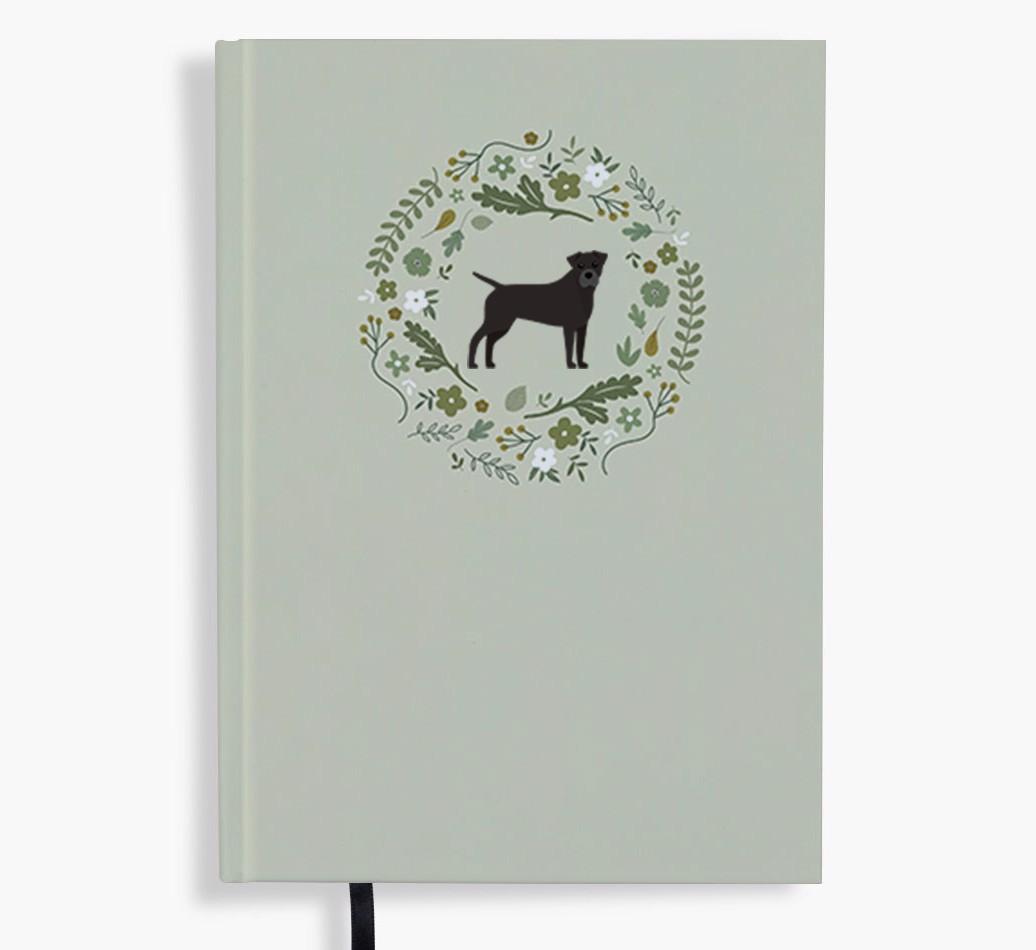 Floral Wreath: Personalised {breedFullName} Notebook
