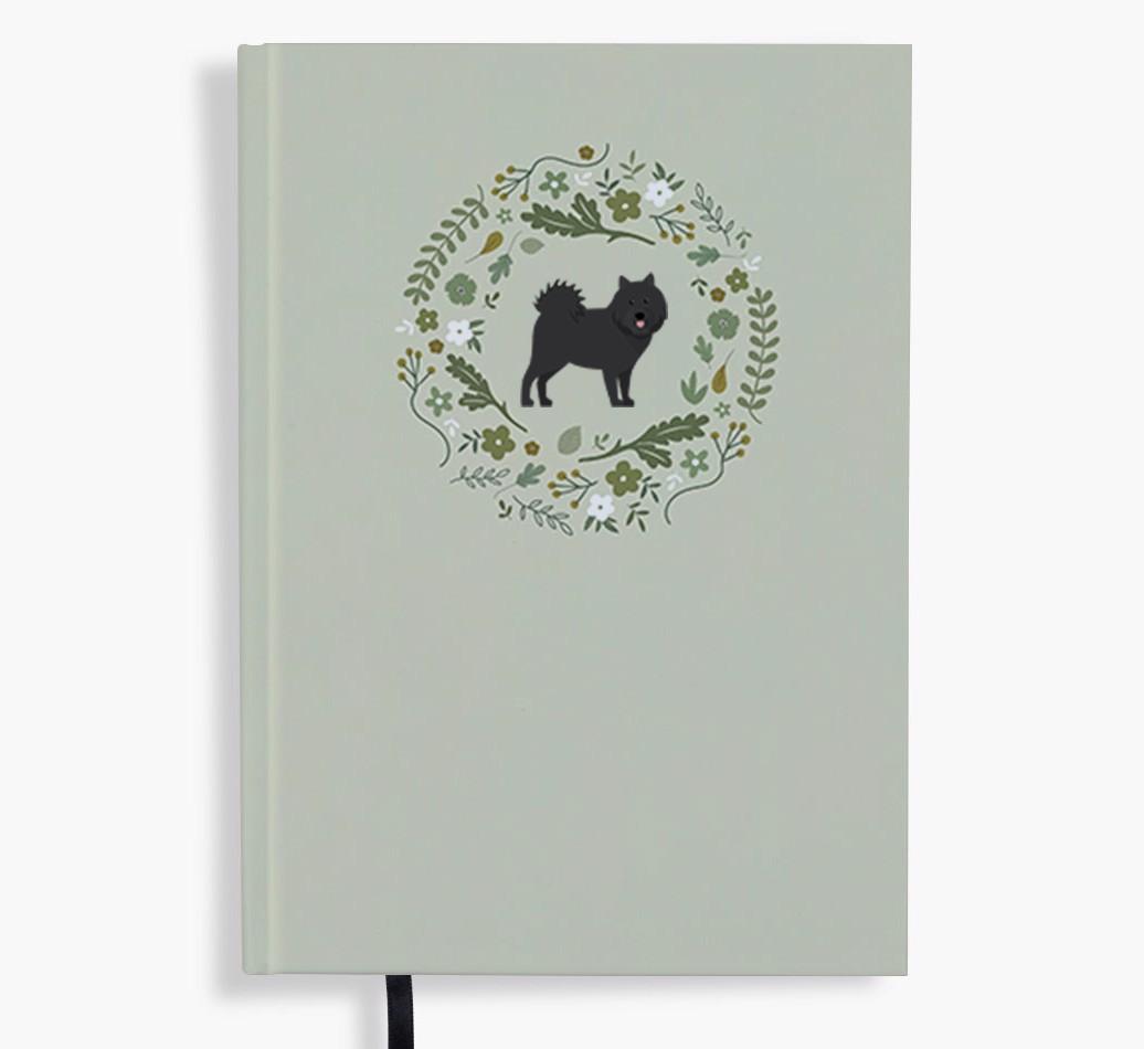 Floral Wreath: Personalised {breedFullName} Notebook