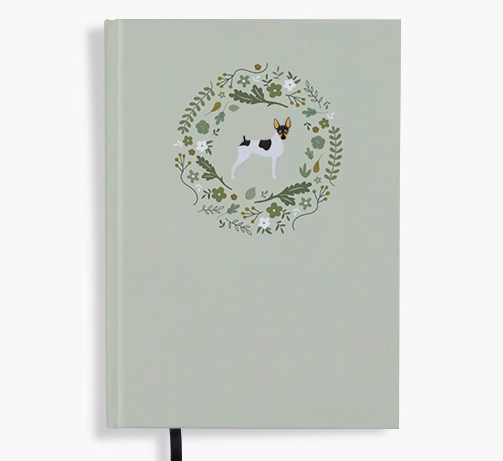 Floral Wreath: Personalised {breedFullName} Notebook