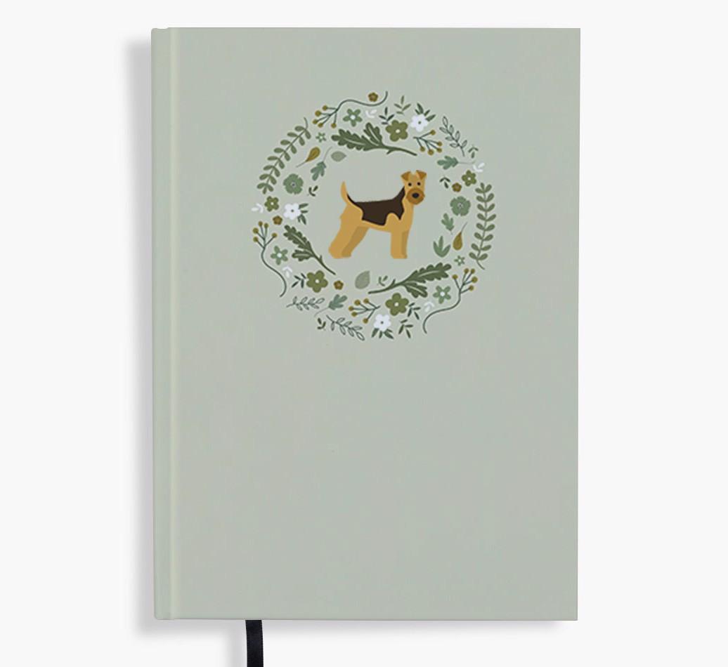 Floral Wreath: Personalised {breedFullName} Notebook