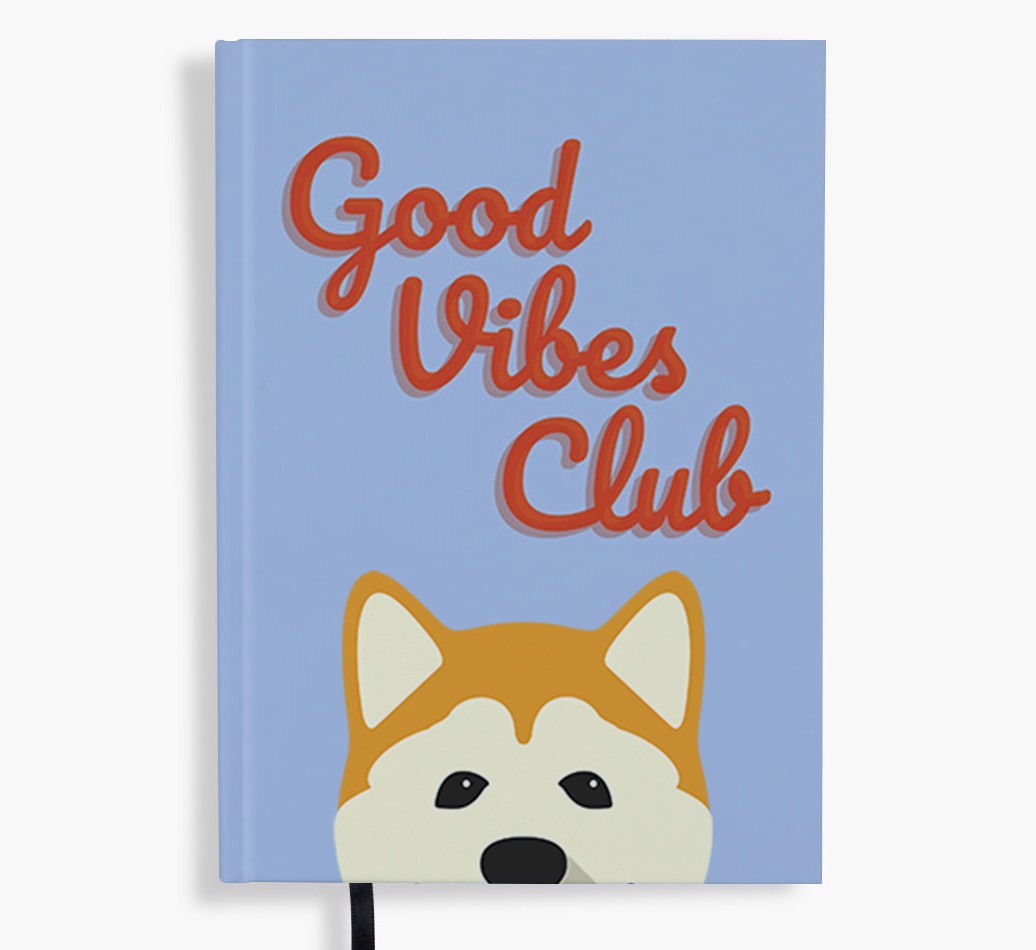 Good Vibes Club: Personalised {breedFullName} Notebook