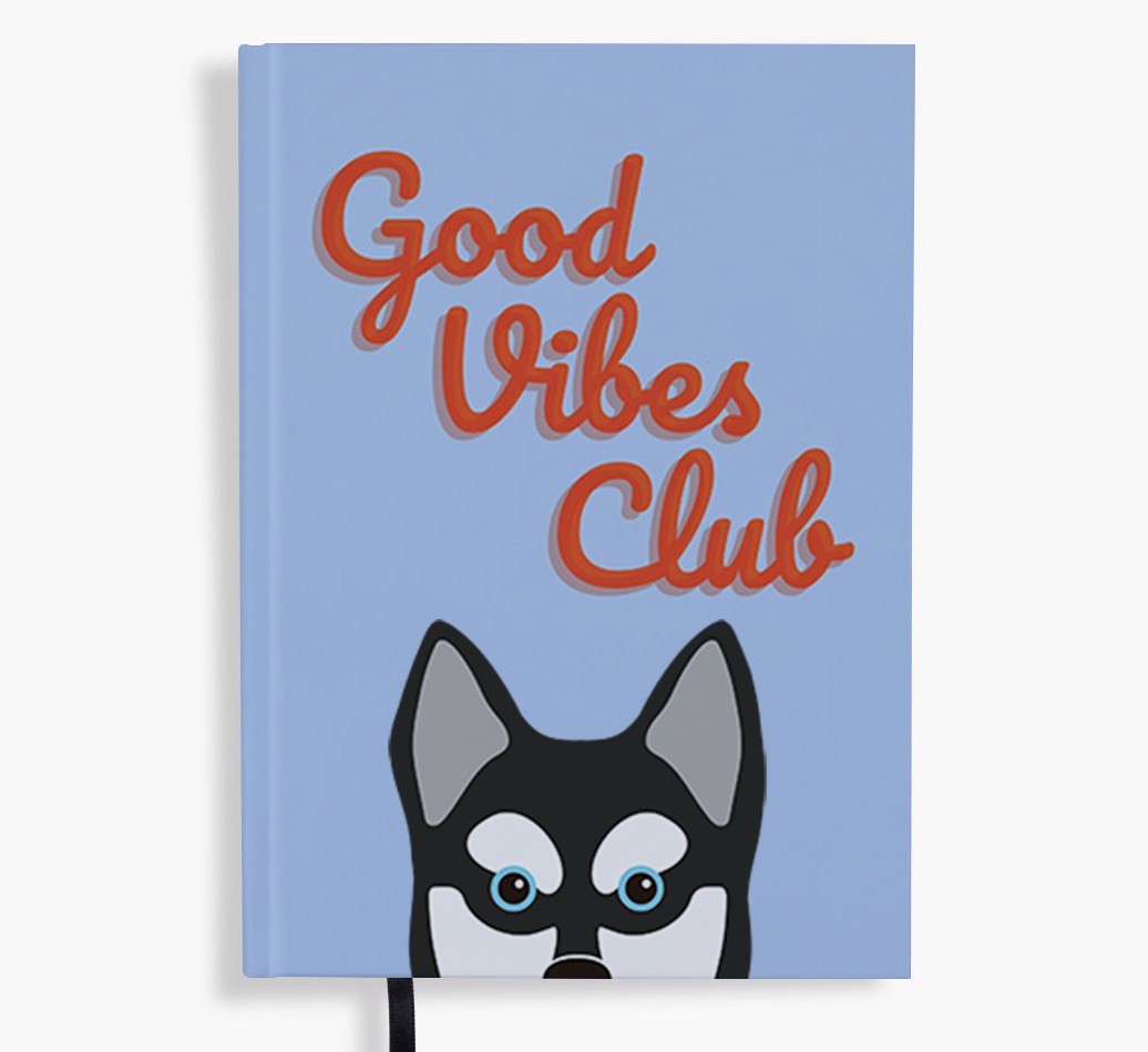 Good Vibes Club: Personalised {breedFullName} Notebook