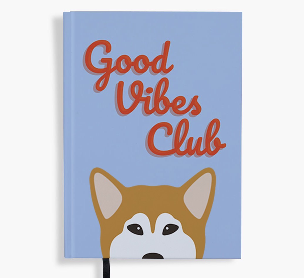 Good Vibes Club: Personalised {breedFullName} Notebook