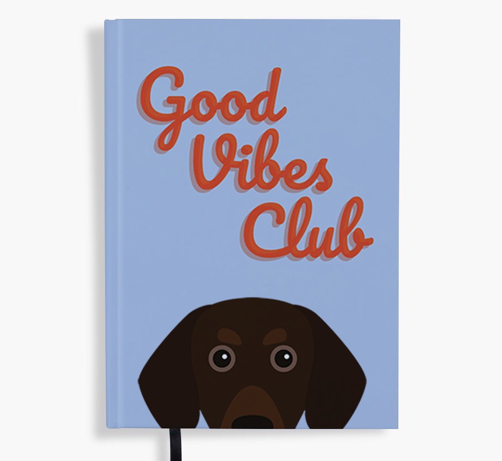 Good Vibes Club: Personalised {breedFullName} Notebook