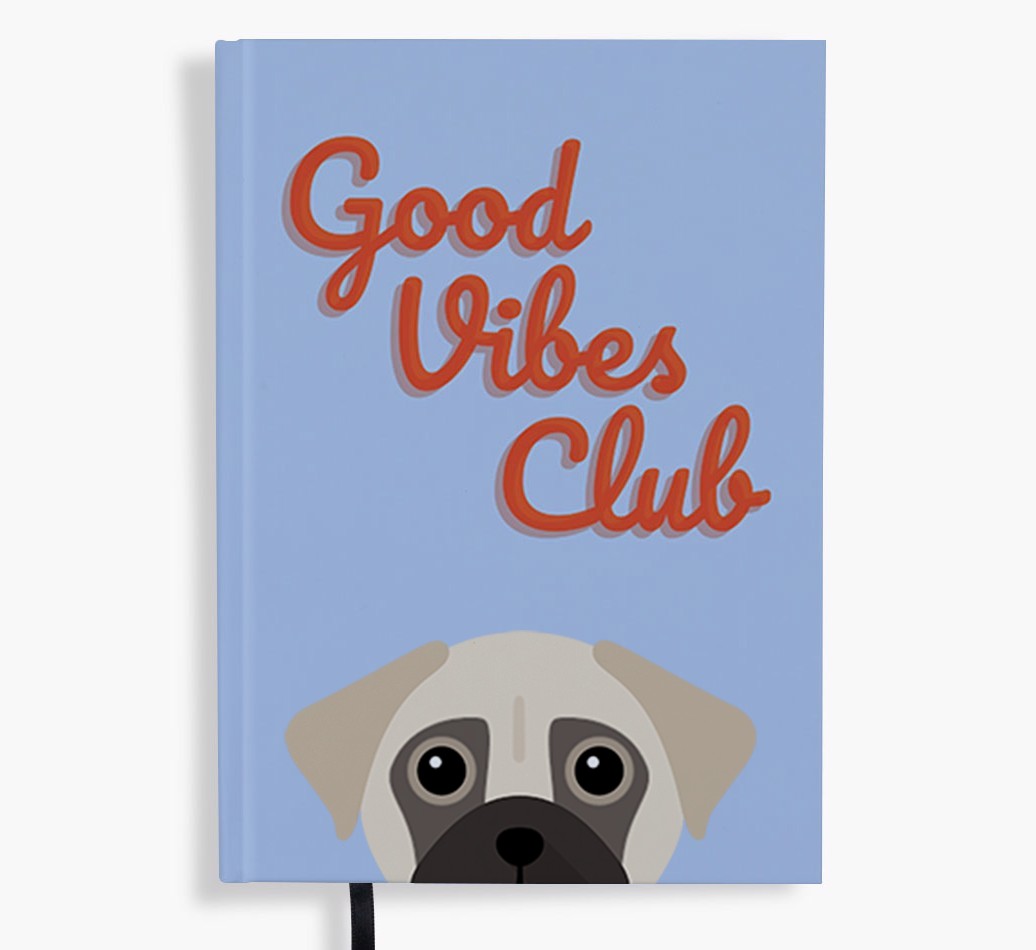 Good Vibes Club: Personalised {breedFullName} Notebook