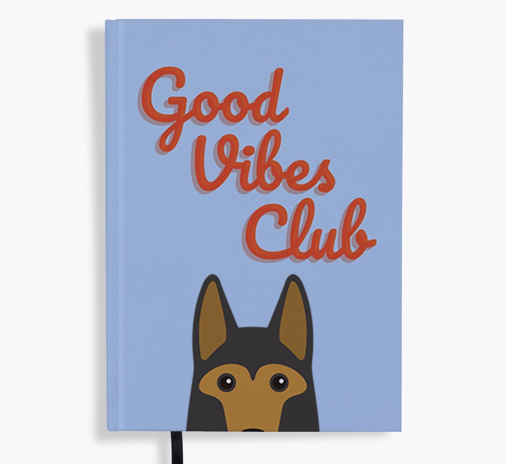 Good Vibes Club: Personalised {breedFullName} Notebook
