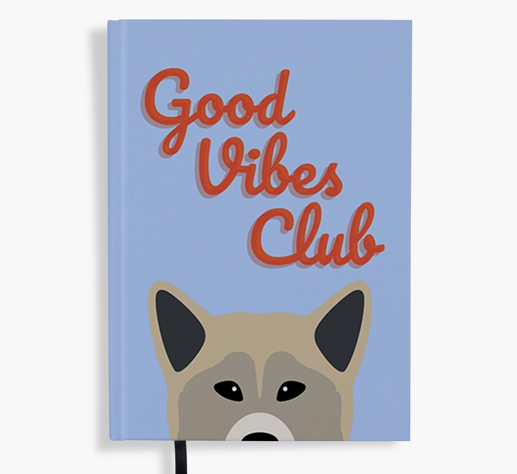 Good Vibes Club: Personalised {breedFullName} Notebook