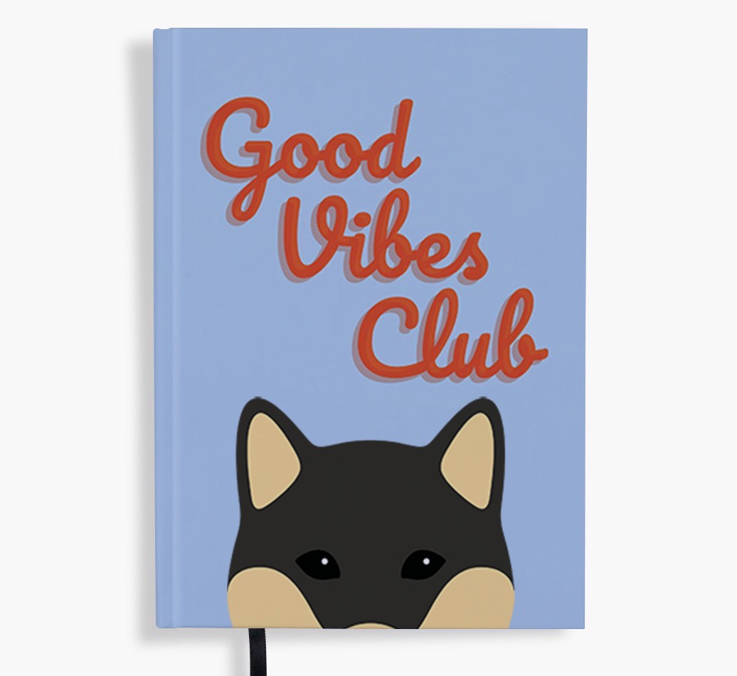 Good Vibes Club: Personalised {breedFullName} Notebook