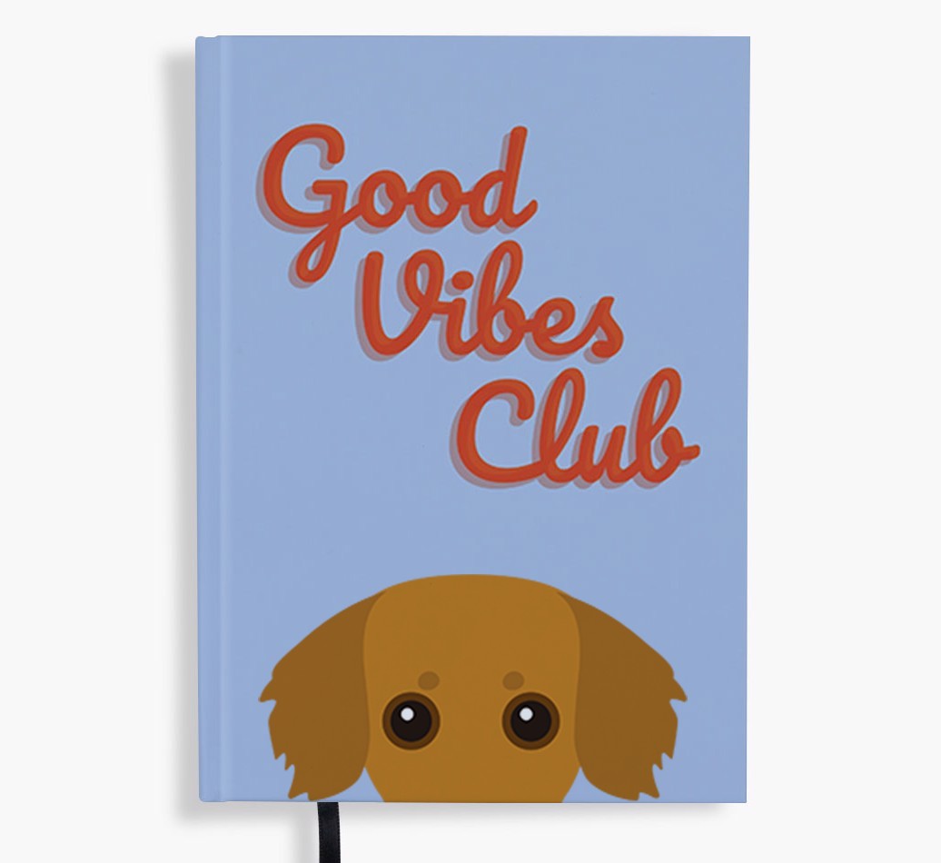 Good Vibes Club: Personalised {breedFullName} Notebook