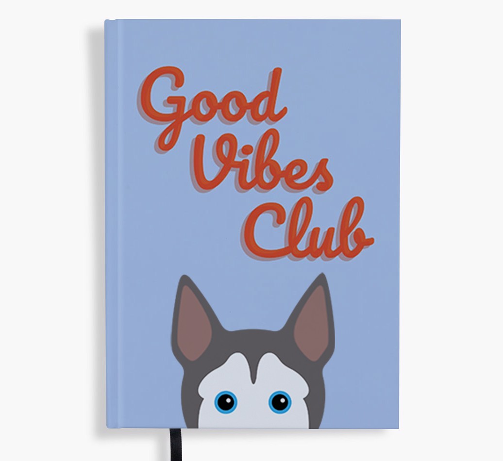Good Vibes Club: Personalised {breedFullName} Notebook