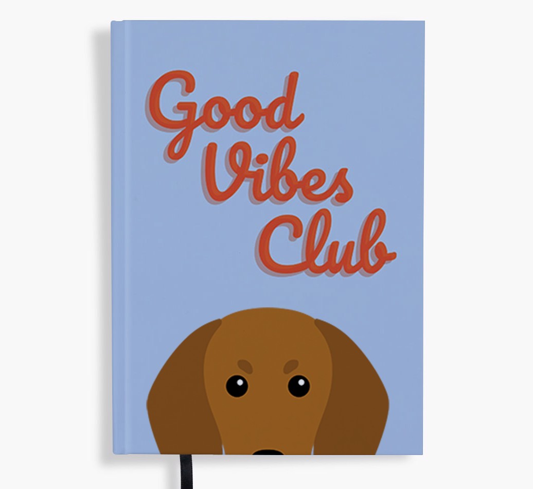 Good Vibes Club: Personalised {breedFullName} Notebook