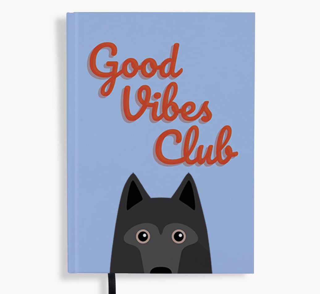 Good Vibes Club: Personalised {breedFullName} Notebook
