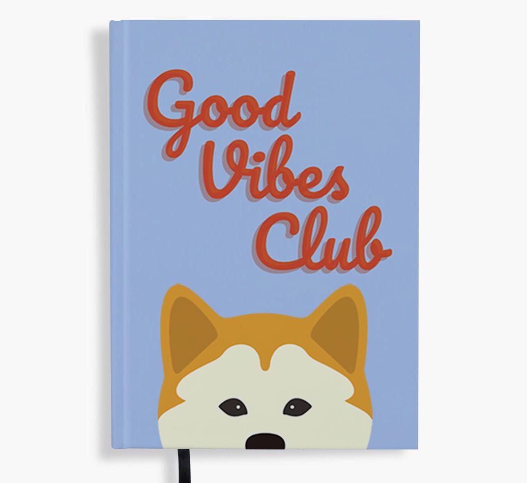 Good Vibes Club: Personalized {breedFullName} Notebook