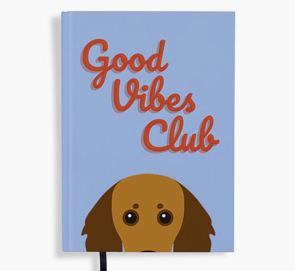 Good Vibes Club: Personalized {breedFullName} Notebook